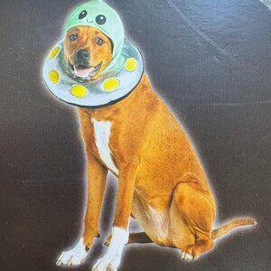 NWT THRILLS & CHILLS ALIEN ship HEADPIECE Dog Halloween Costume LARGE